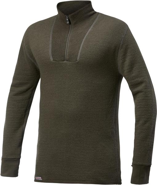 722293 pine green Zip Turtleneck 200 - Front origi